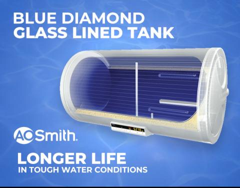 blue diamond banner for small screen