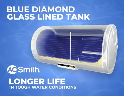 blue diamond banner for small screen