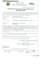 A. O. Smith AR600 FDA Certificate page 1