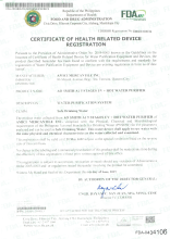 AO Smith A1 FDA Certificate page 1